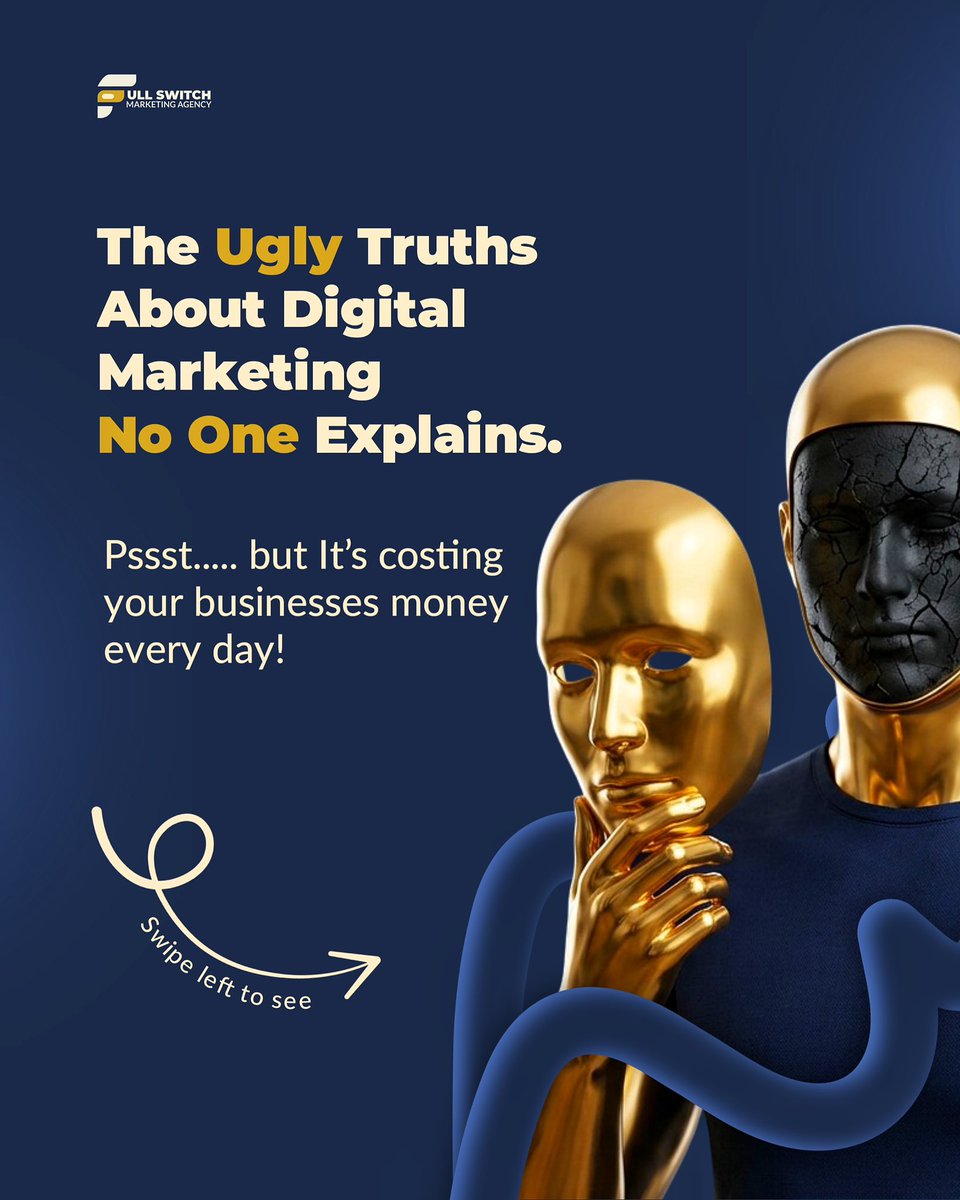 wearefullswitch's tweet photo. A  lot of “myths” you’ve been told about digital marketing are costing you more than you realize.

This might be time to approach your marketing differently.

#FullSwitchAgency #DigitalMarketing #businessowners #MarketingStrategy https://t.co/BtnmS9l9HR