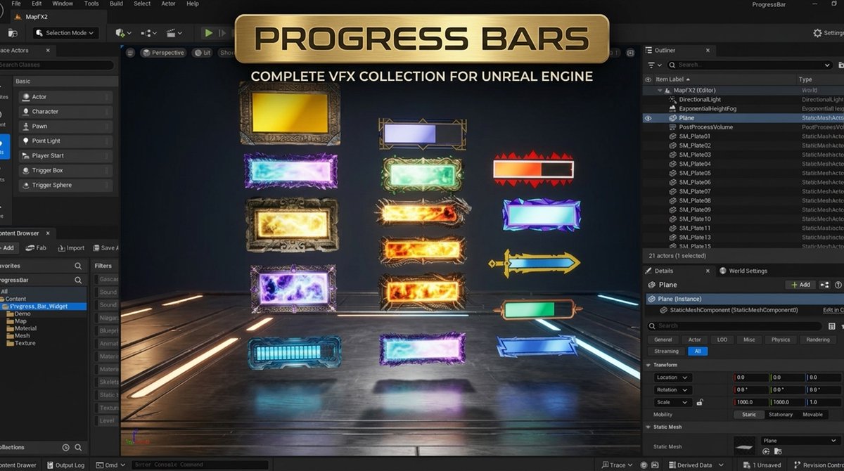 AslamVFX's tweet photo. Progress Bar | Fab https://t.co/EHS8uLn3ZM 
#UE5 #progressbar #DailyAssets #vfx #realtimevfx https://t.co/9KqxuNtysA