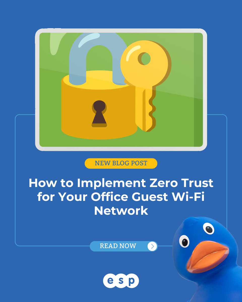 ESPProjects's tweet photo. Stop giving out a single Wi-Fi password! 🛑 Your Guest Wi-Fi is a critical vulnerability. Learn how to implement a Zero Trust model to isolate devices and protect your business network.
https://t.co/7FeFNM8nXn

#ZeroTrust #WiFiSecurity #NetworkSecurity #Cybersecurity #espprojects https://t.co/Mhj8dJwAMX