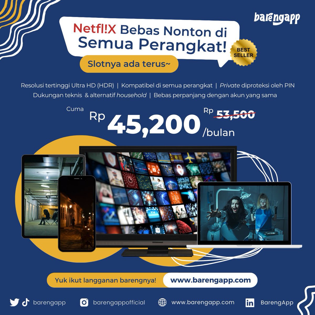 BarengApp • Langganan Bareng Bikin Hemat💰 tweet media