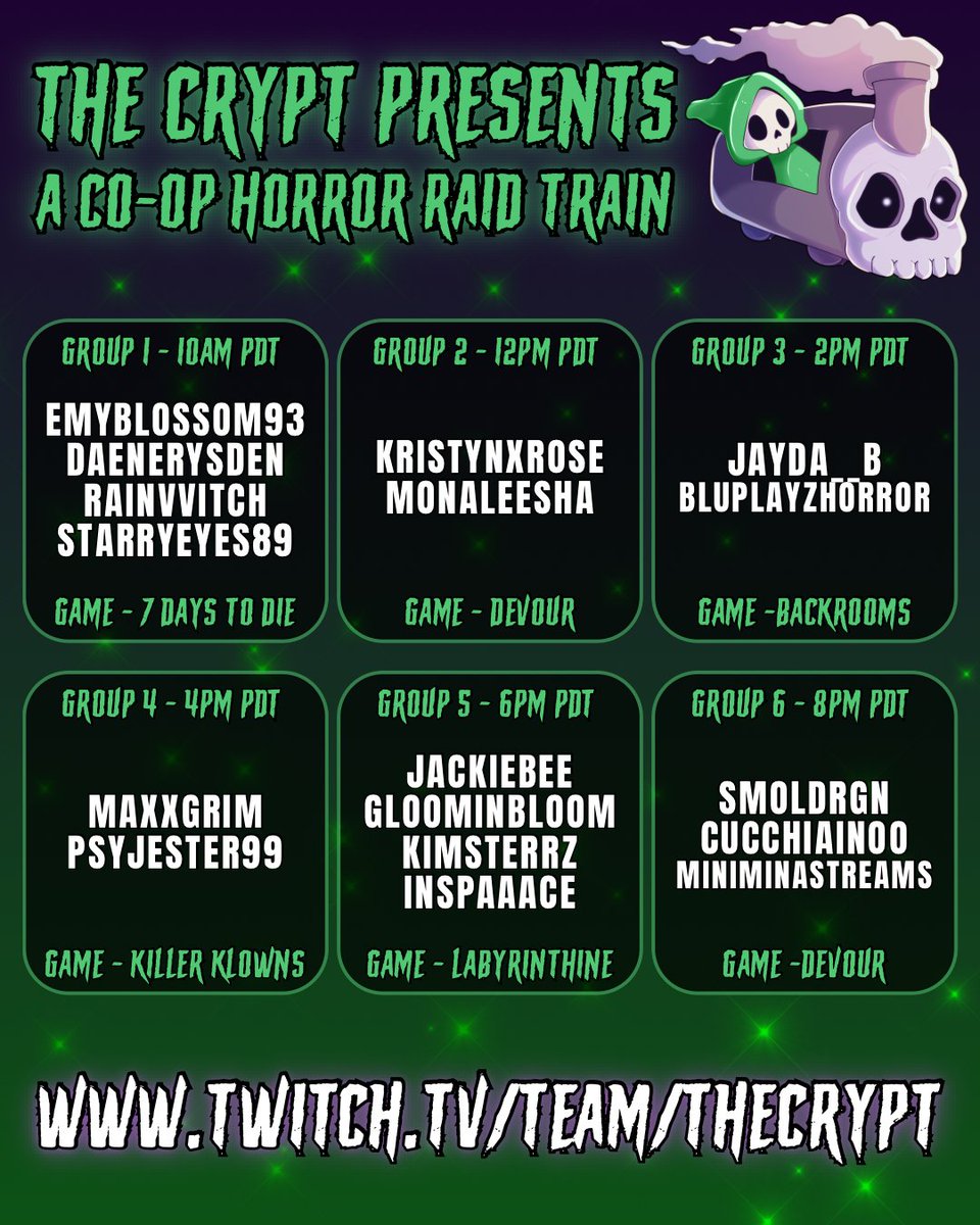 The Crypt Stream Team tweet media