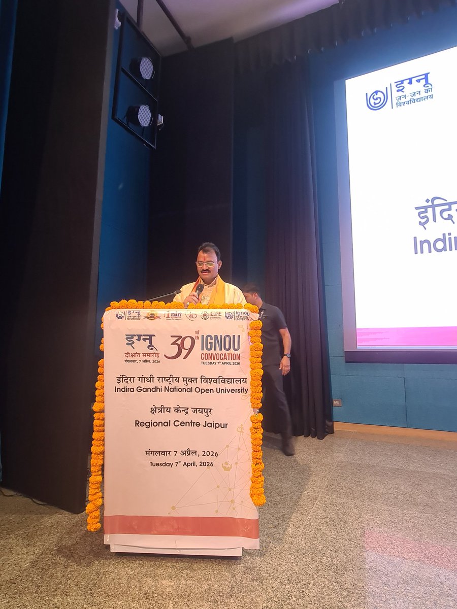 Kamleshtonk_swm's tweet image. उच्च शिक्षा के माध्यम से कमजोर समाज और हाशिए पर पड़े समुदायों को सशक्त बनाने में इग्नू एक महत्वपूर्ण भूमिका निभा रहा है। #ViksitBharat #SDG4QualityEducation #SDGGoals #onlineeducation #higherstudies 
#BJP4ViksitBharat #ViksitBharatAmbassador #ModiKiGuarantee @ANI @PTI_News
