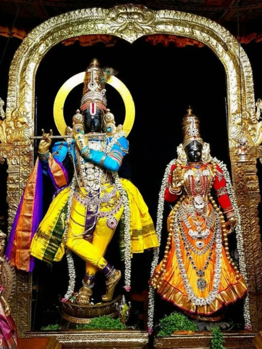 RadheRadhe2115's tweet photo. 🌾🌹✨ Sri Panduranga Temple, Thennangur ✨💐🌿

#radheradhe2115 #radhakrishna_shringar #pandurangarukmini #templesofindia #incredibleindia https://t.co/UJINtc9pQL