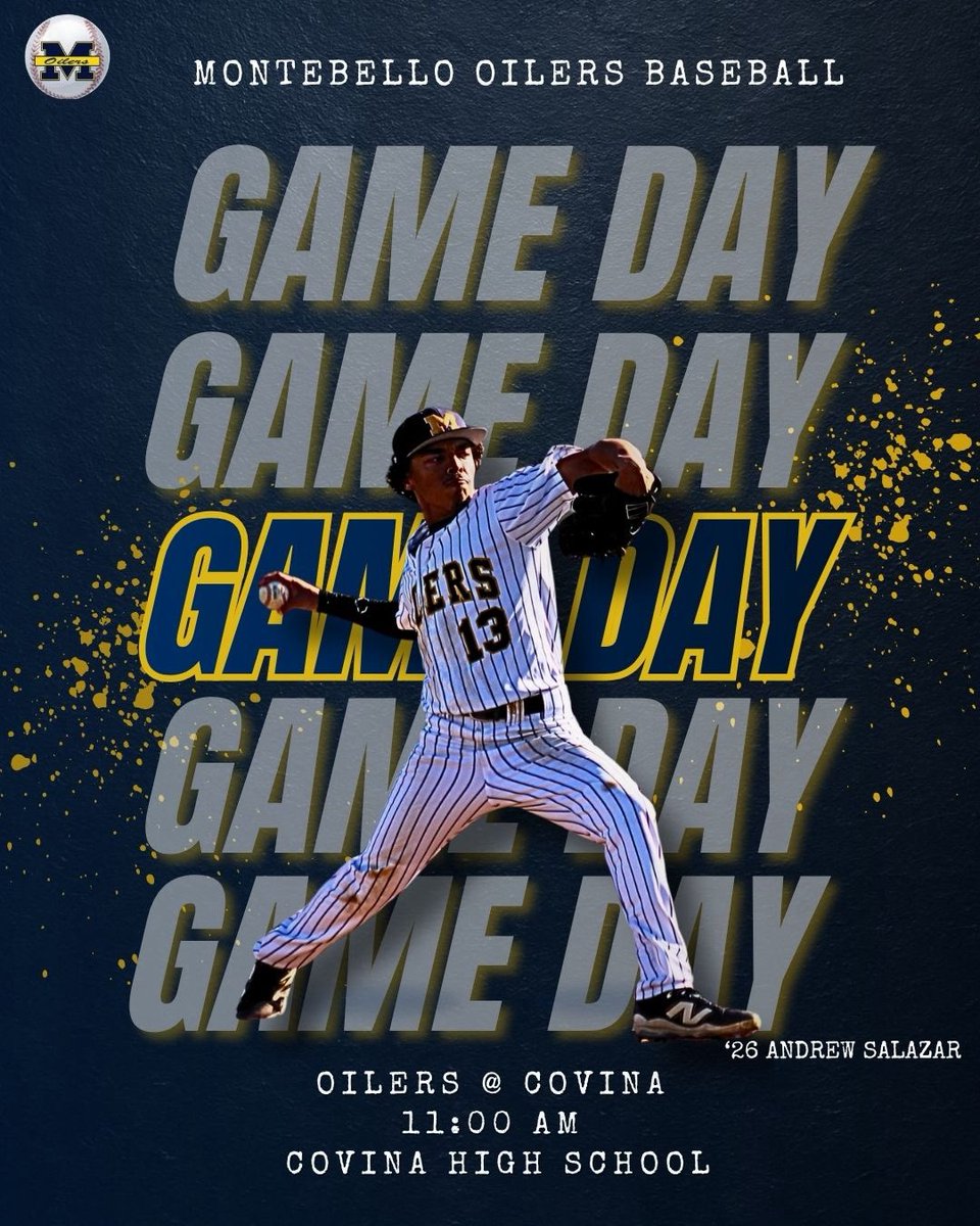 mhsoilersbsbl's tweet photo. Oilers kick off spring break with the first of two matinee games against Covina. First pitch at 11am #OilerBaseball @mhsoilers @SGVNSports @James_Escarcega https://t.co/3ptLVRpxVC