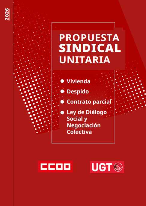 FELIXAOVEJERO's tweet photo. ✅@CCOO  y UGT han presentado la Propuesta Sindical Unitaria que sitúa la crisis habitacional en el centro de la acción política  y que  plantea medidas relacionadas con la limitación de los contratos a tiempo parcial, el impulso del diálogo social y la regulación de los despidos https://t.co/6KAmPwMgMd