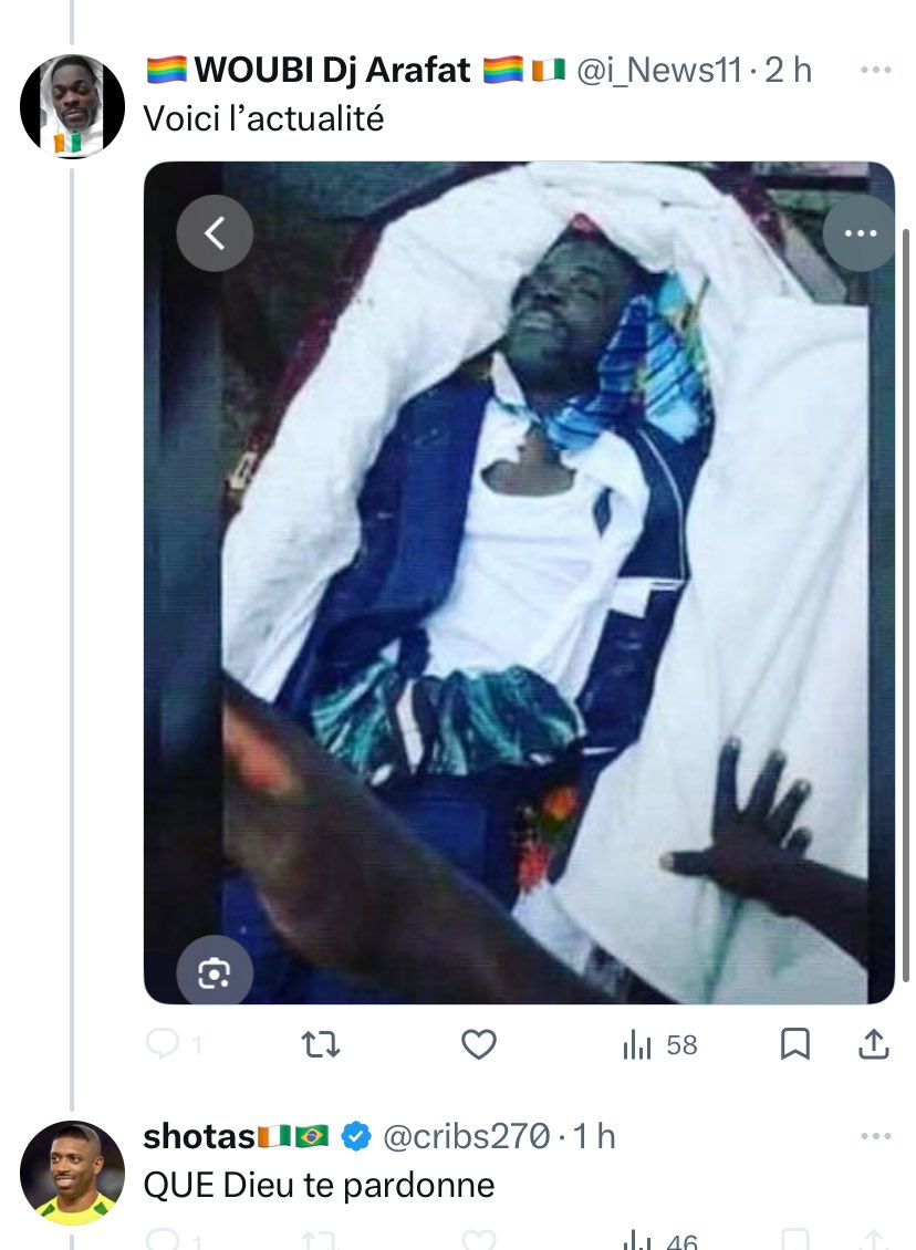 🏳️🌈WOUBI Dj Arafat 🏳️🌈🇨🇮 tweet media