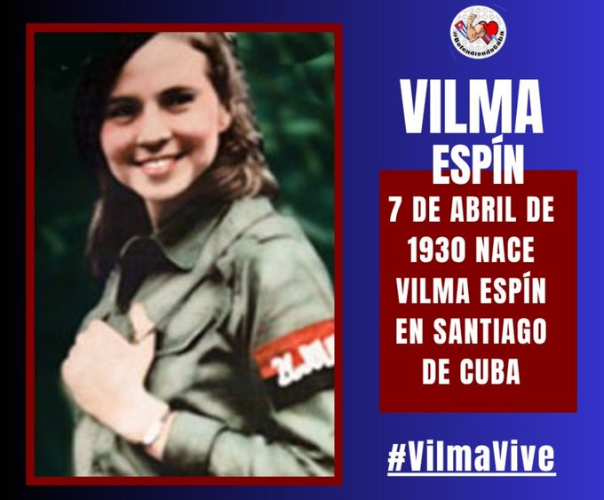 CPLL_Gtmo's tweet photo. Vilma : una vida extraordinaria 
Propuesta literaria de hoy a propósito de la celebración del Natalicio de la revolucionaria  Vilma Espín Guillois.
Testimonio gráfico y escrito sobre la vida de la revolucionaria cubana Vilma Espín Guillois. Pasajes de su fecunda vida y obra. https://t.co/noTzoY3jgf