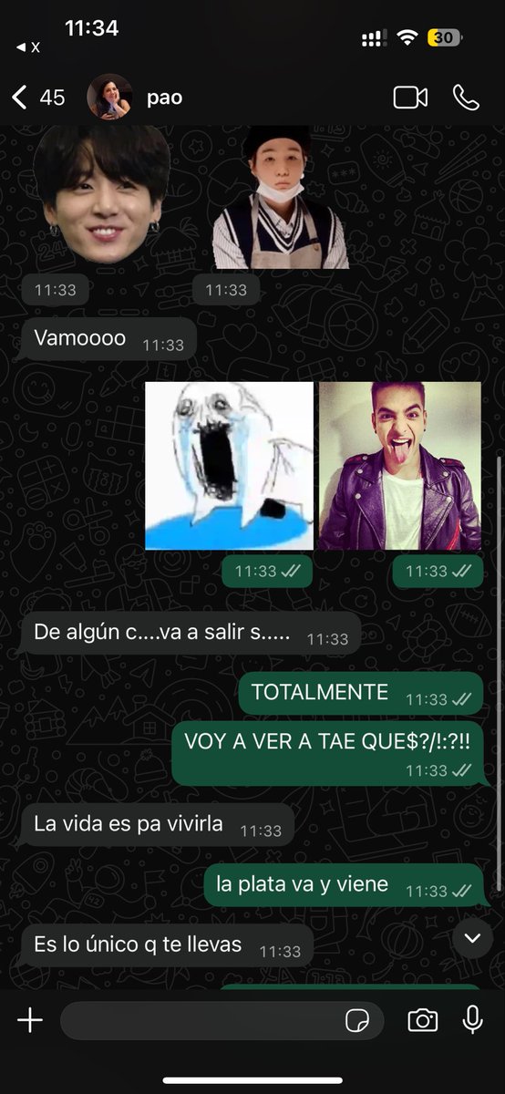 mi vieja cuando le conte uqe voy a las dos fechas DE ALGUN CULO VA A SALIR SANGRE TOTAL
