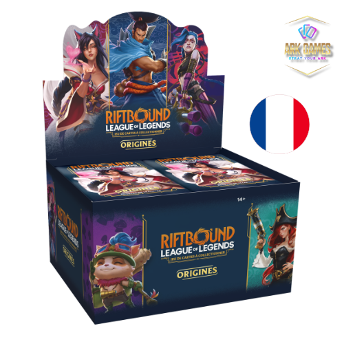 ARK-Games - Riftbound préventes ORIGNIES version Français (29/05/26)

Vous l'attendiez tous avec impatience et la voici en prévente sur notre site pour une sortie 3 semaines après le set 3 !

ark-games.fr/categorie-prod…