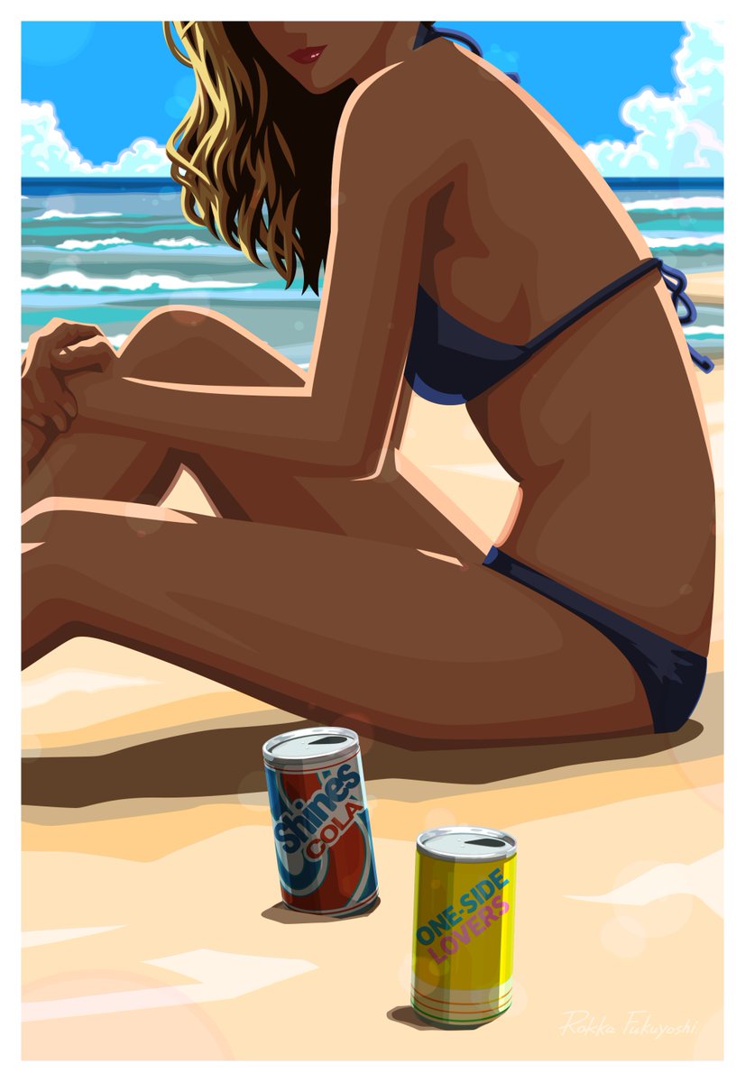 『Shine &amp; Mellow Afternoon』
早く夏にならないかな・・・

ポストカード化に伴い背景を加筆調整。
#illustration