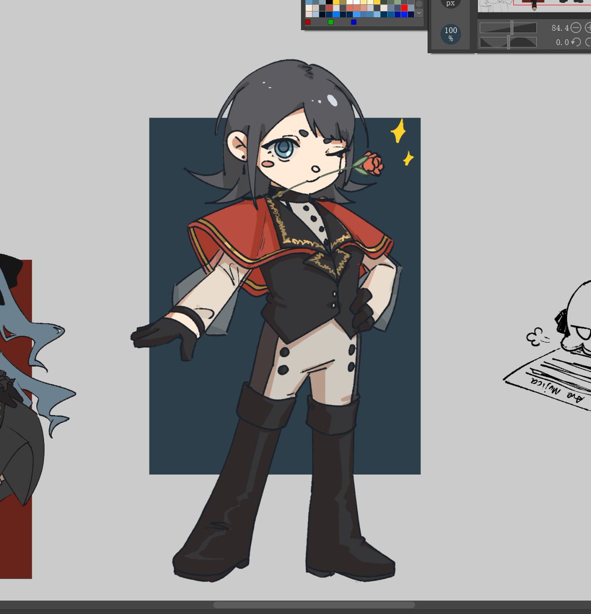 我迟早把五小鸡的QQ人都画一遍
#八幡海鈴