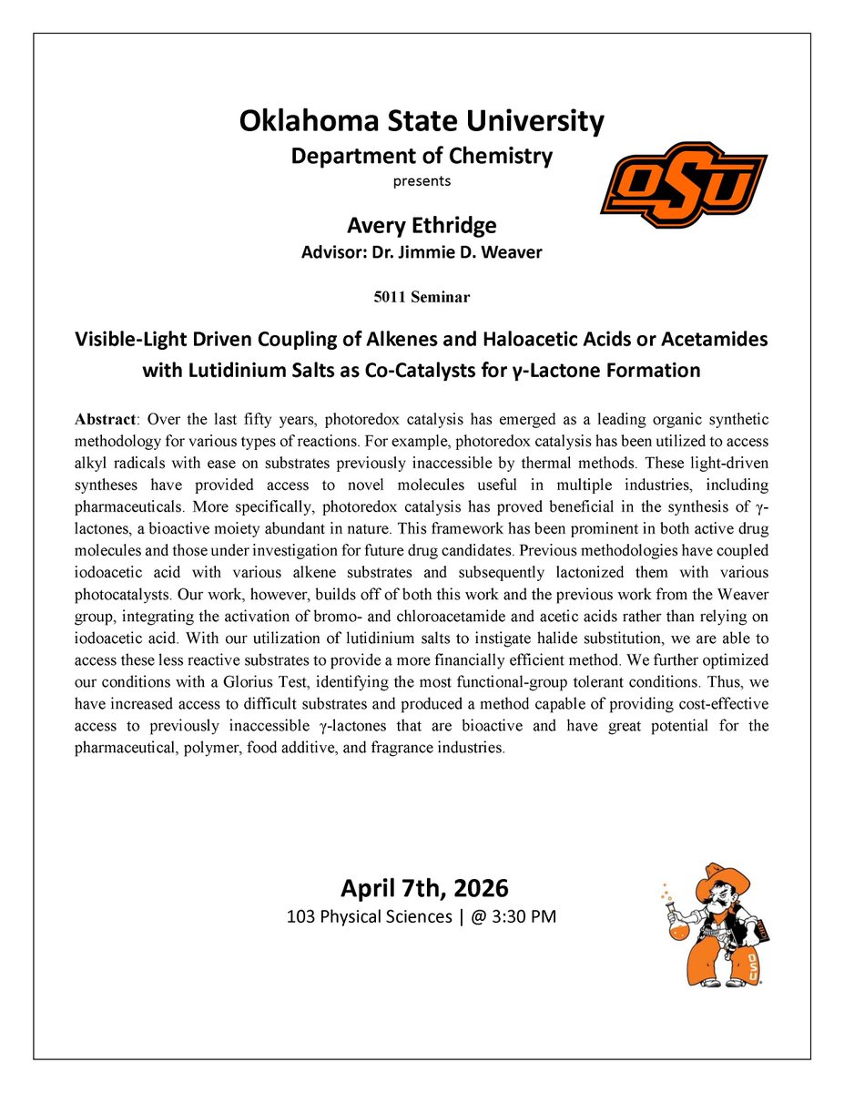 OKState Chemistry tweet media