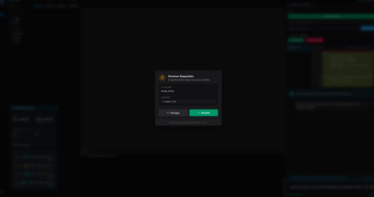 ¿Cansado de enviar código bajo NDA a la nube? 

haIDEs es un IDE 100% Local enfocado en la Privacidad Absoluta.

Rust  + Tauri Backend / Rag en Llama.cpp + LanceDB.
Cero telemetría. Tu código no sale de tu GPU.
Open Source en 15 días.
#buildinpublic #rustlang #LocalAI