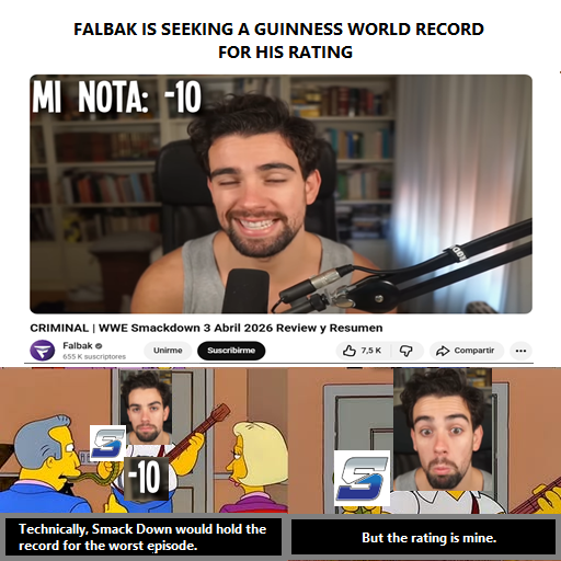 CAEDALPE's tweet photo. #WWE #SmackDown #YouTube #Falbak #Rating #TV https://t.co/gHLuItPbgR