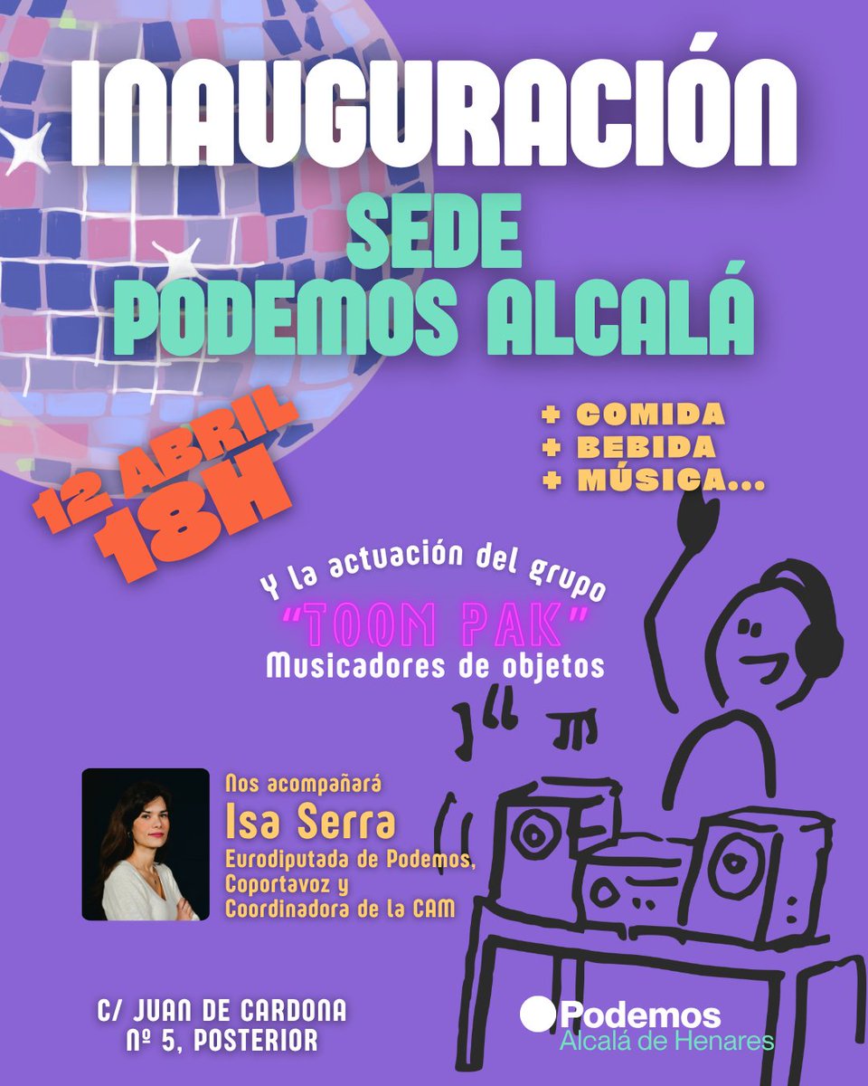 Podemos Alcalá de Henares tweet media