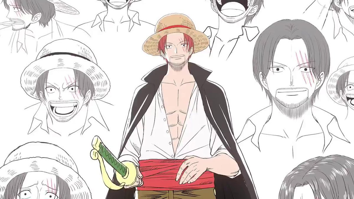 pewpiece's tweet photo. Shanks in onepiece remake by wit https://t.co/KqmzHtc6J0
