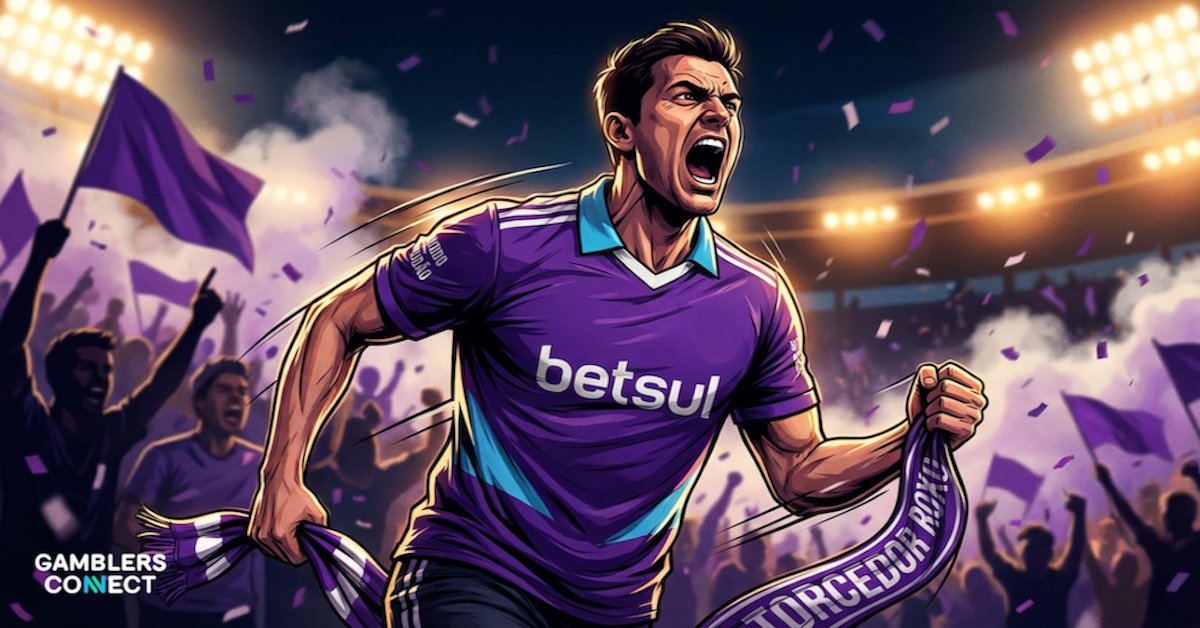 GamblersConnect's tweet image. In a bold strategic move ahead of the 2026 FIFA World Cup, prominent Brazilian operator Betsul has launched its latest flagship marketing offensive, entitled “Purple Fan.” 🟣⚽

Read More: f.mtr.cool/mdipufspvo

#igaming #betsul #purplefan #fifaworldcup2026