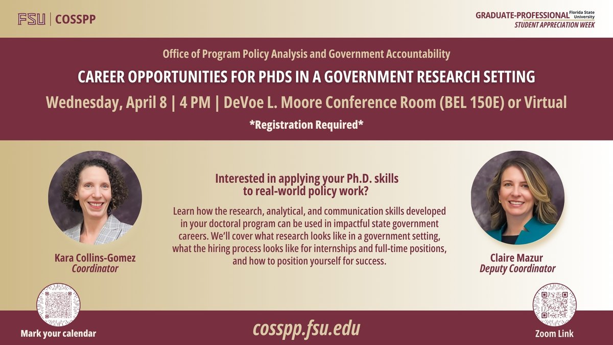 FSU College of Social Sciences and Public Policy tweet media