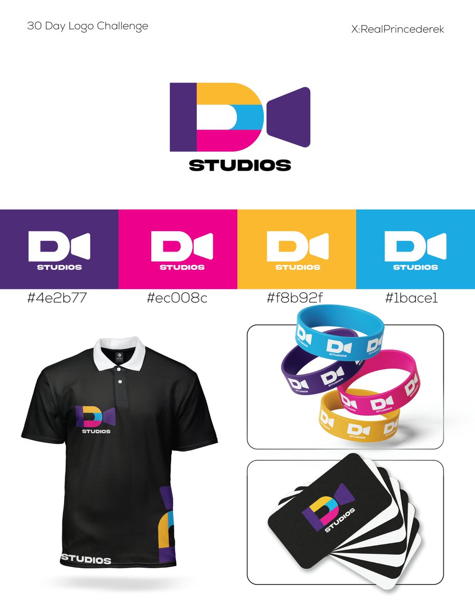 RealPrincederek's tweet photo. Day Twenty Four: 30-Day Logo Challenge

Random Logo I’ve taken through a professional finishing process.

My DMs are open.  Let’s build something together.   #LogoDesign #brandidentity #Brand #Visual #logo #studio https://t.co/0wL0C8w9Jx