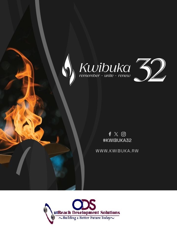 OutReachDS's tweet photo. On this 32nd commemoration, we honor the lives we lost during the 1994 Genocide against the Tutsi. We carry their names with us, holding onto hope and standing together in unity. 

#Kwibuka32 https://t.co/yN11tTMLUP