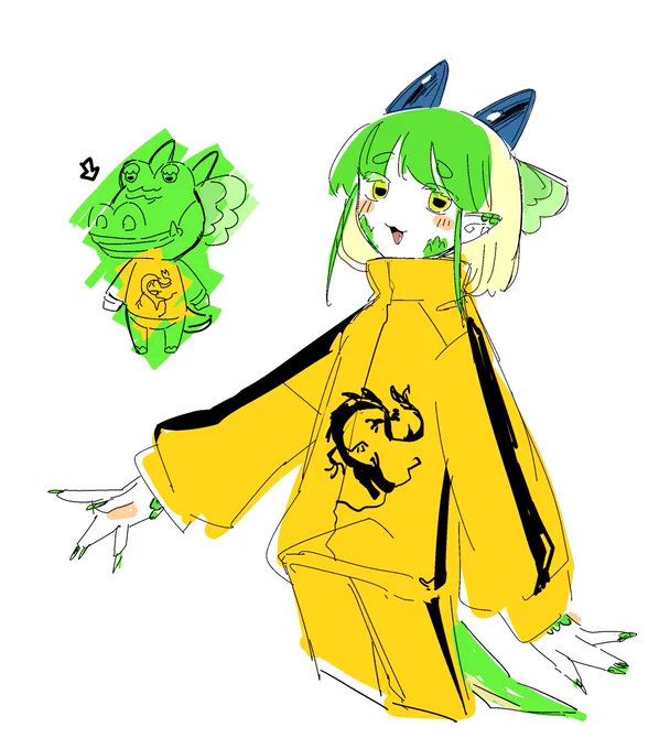 ※擬 うちの住民たち落書き(4枚目だけ再掲)