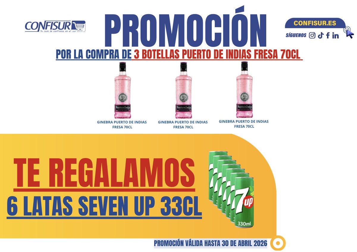 ConfisurCash's tweet photo. Disfruta y ahorra con estas promociones hasta el 30 de abril 💙 https://t.co/A7g3xGb5yp