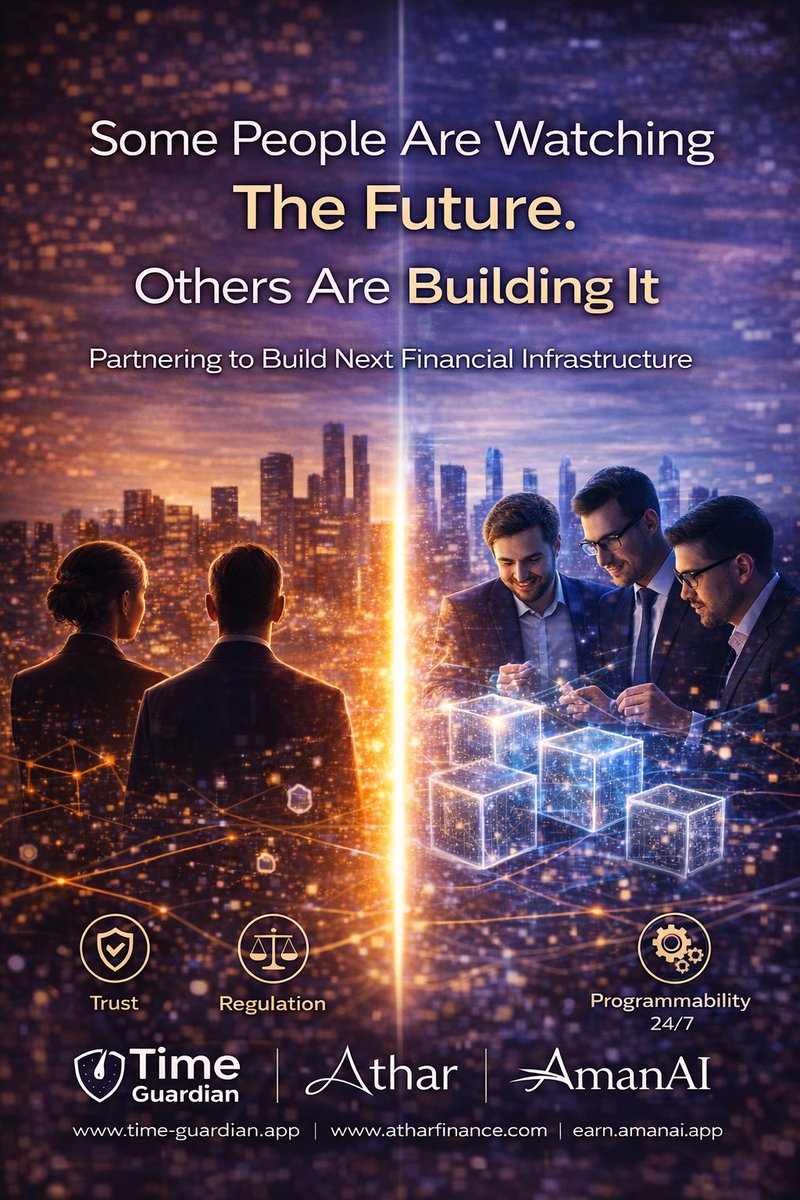 AtharFinance's tweet image. At some point, it’s not about ideas.

It’s about execution.

The future of finance is already being built.

We’re working with:
• Banks
• PSPs
• Financial institutions
• Web3 ecosystems

If you’re building in this space let’s connect.

Time Guardian | Athar | AmanAI

#Fintech