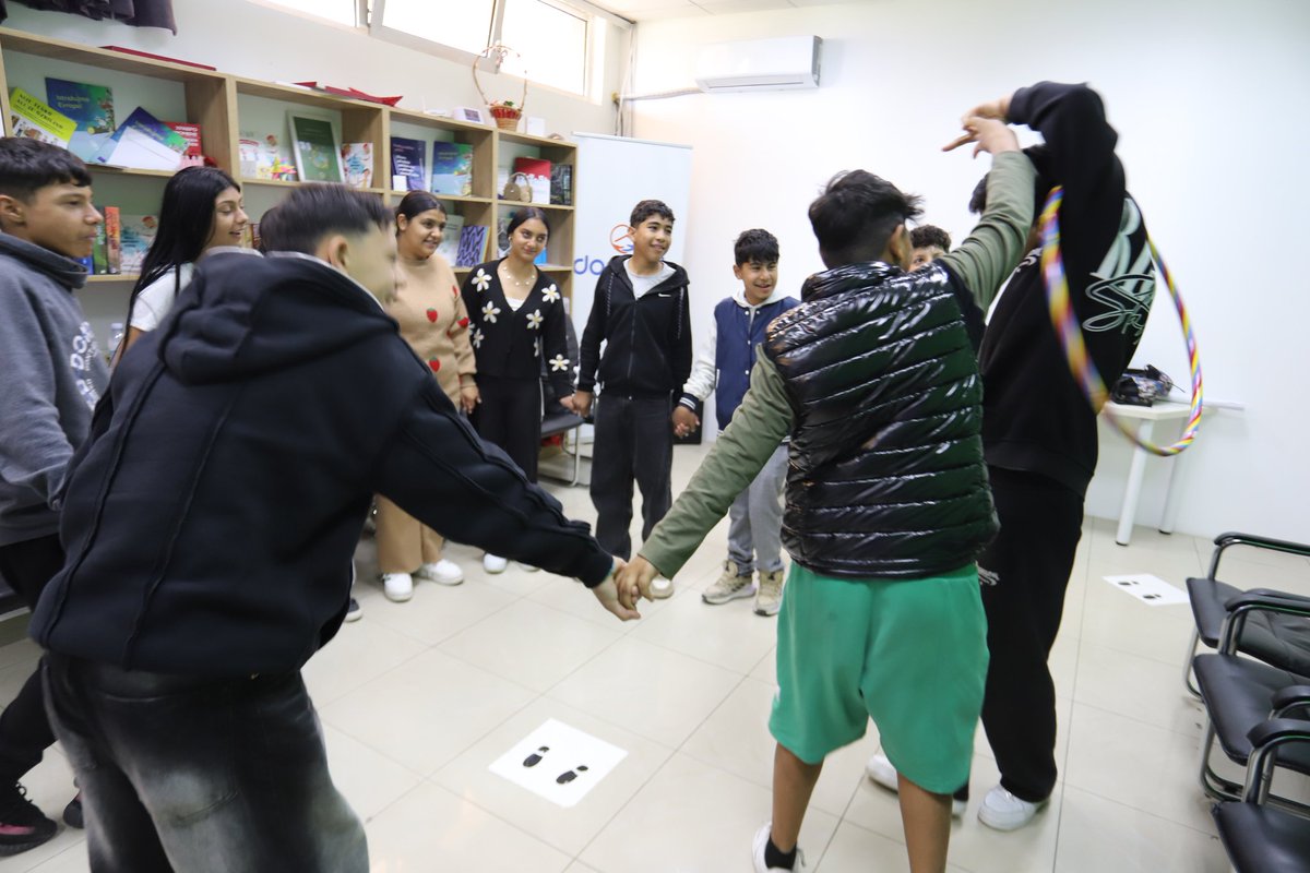NGODomovik's tweet photo. We continued working with 7th &amp; 8th grade students from the RAE community through workshops on education and future skills 🎓

Students explored career paths, connected their interests with professions, and discussed their expectations about secondary school. https://t.co/V6p30ArBUT