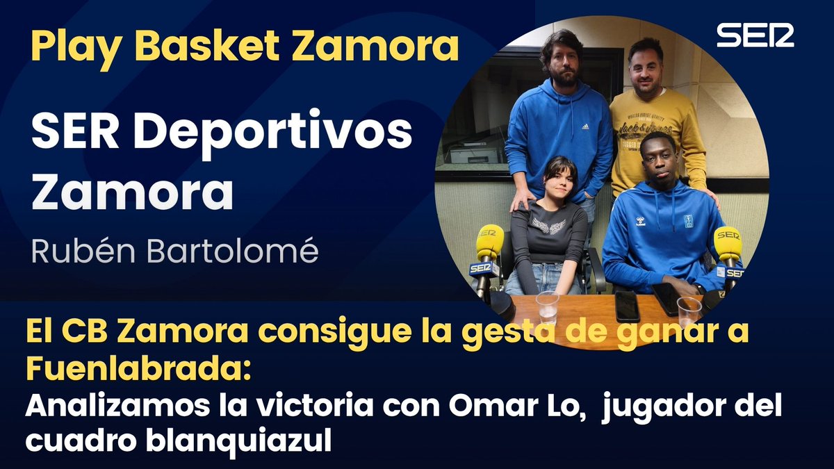 🔉AUDIO | 7⃣ de abril: 

🏀 Play Basket

🔝Gesta del <a href="/ClubBZAMORA/">CB Zamora</a> ante Fuenlabrada, analizamos la victoria con

🎙️Omar Lo
🎙️Sara Llamero
🎙️Félix Frades
🎙️<a href="/chemaojosazules/">Chema Payo</a> 

🟠Derrota del <a href="/RecoletasZamora/">CD Zamarat - Recoletas Zamora</a> ante Lima Horta

👉#RZSerPodcast, ¡dale al play!:
cadenaser.com/audio/17755726…