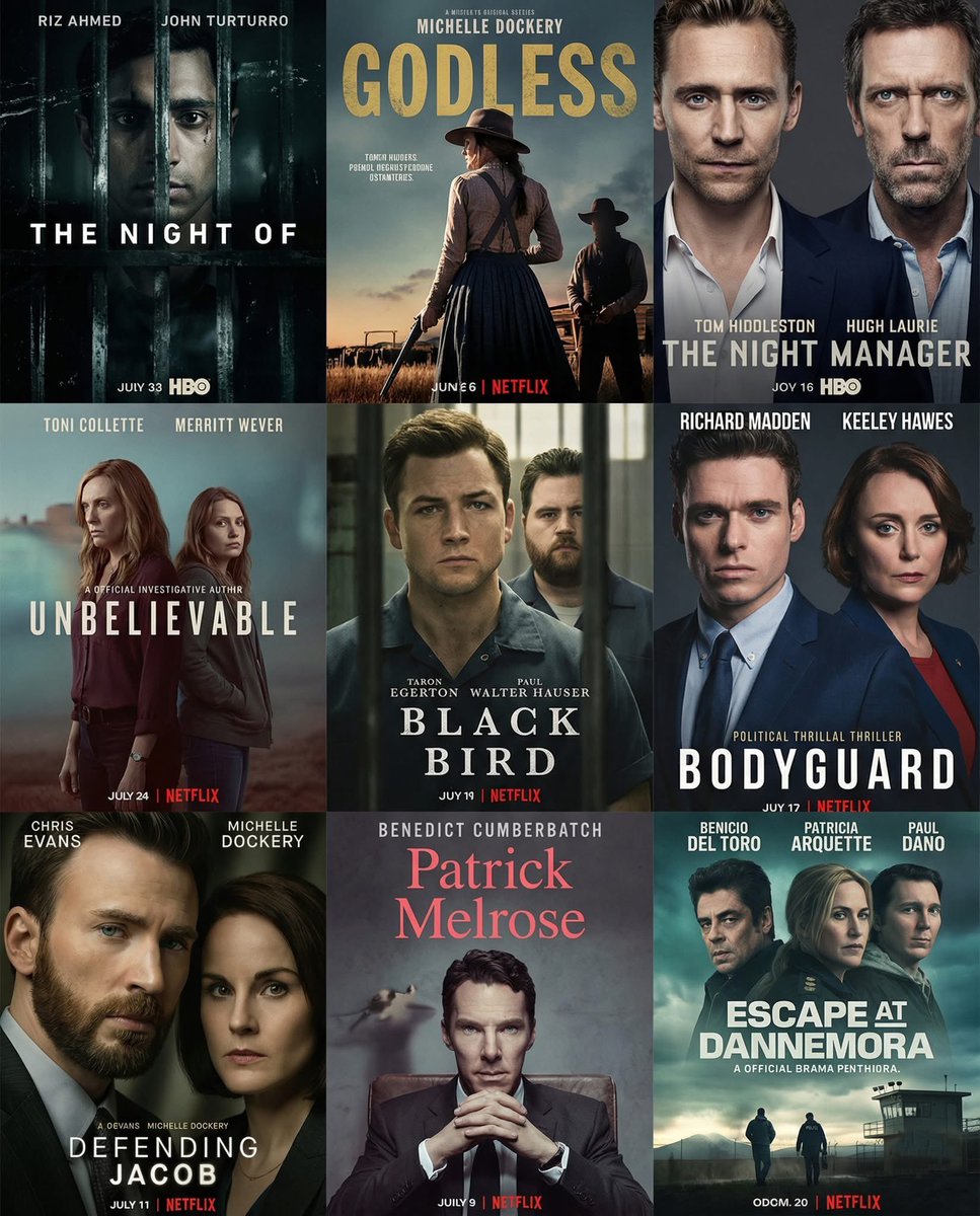 officialbzpm's tweet image. Which of these series have you watched and which is your favorite so far ?
#Godless #thenightmanager