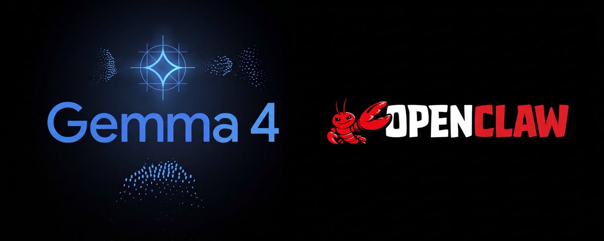 berryxia's tweet image. 兄弟们！分币不花跑小龙虾！
Gemma 4 本地跑 + OpenClaw 联动，3步几分钟搞定！🚀

Google&amp;amp;Ollama 官方亲自教你：

1️⃣ 去 ollama.com/download 装 Ollama  

2️⃣ 下载 Gemma 4 26B A4B（或者直接跳过，第3步自动搞定）  

3️⃣ 用 Ollama 启动 OpenClaw，它会自动装好并用 Gemma 4 26B A4B 跑起来