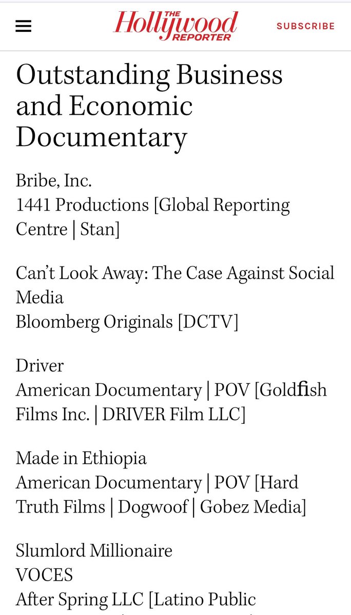 TruckerDesiree's tweet image. The feature length documentary about the work of @womentruckers called "Driver" has been nominated for an Emmy for Outstanding Business &amp;amp; Economic Documentary. 
You can watch it on PBS passport. 
pbs.org/video/driver-p…
#awards #emmy #truckdrivers #documentary #Economics