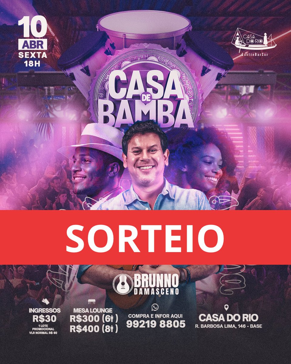 BrunnoAcre's tweet photo. Tá rolando sorteio no insta do: casadebambaacre https://t.co/xw9iquJFc5