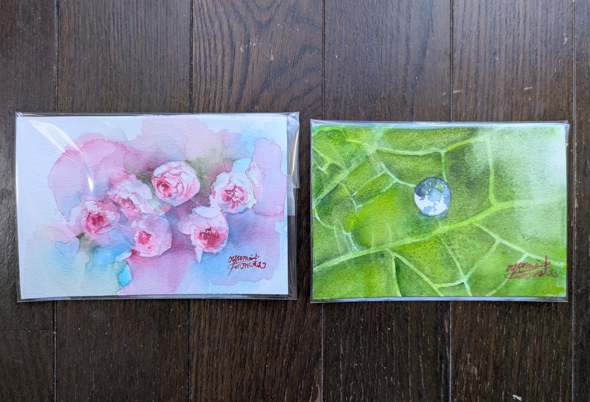 湧（わい）透明水彩 tweet media