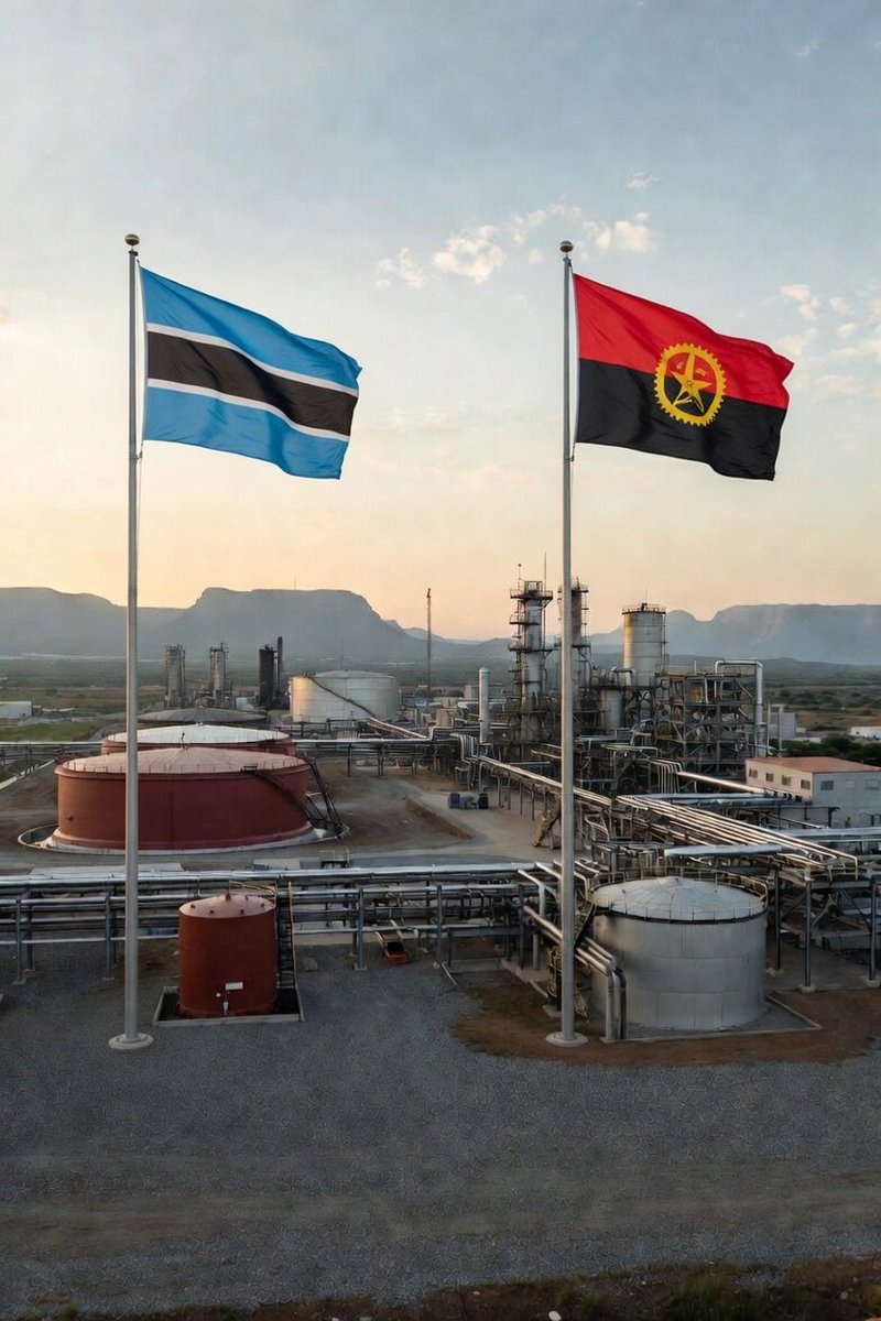 africatodayMG's tweet photo. Africa has a lot of oil.

Botswana is seeking up to a 30% stake in Angola's $6 billion Lobito Oil Refinery project to enhance its energy security amid global supply concerns.

The country, which relies entirely on imported refined petroleum products, is vulnerable to supply chain disruptions and price volatility.

Angola, a leading African oil producer, is expanding its refining capacity through major projects like Lobito, managed by state-owned Sonangol.

These actions are part of Botswana's broader strategy to diversify its economy away from diamonds and toward greater resilience, including expansion into copper and rare earth minerals.