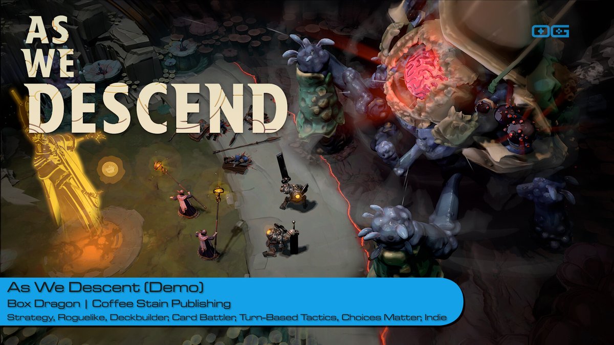 OverageGmngCom's tweet image. OG plays As We Descent (Demo)!
youtube.com/watch?v=HFEo0M…

Like &amp;amp; Sub!

@AsWeDescendGame
@boxdragongames
@Coffee_Stain

#AsWeDescend #Deckbuilding #Roguelike #StrategyGames #CardBattler #TacticalCombat #IndieGameTrends #IndieWatch #IndieDev #IndieGameDev #IndieGame #IndieGames