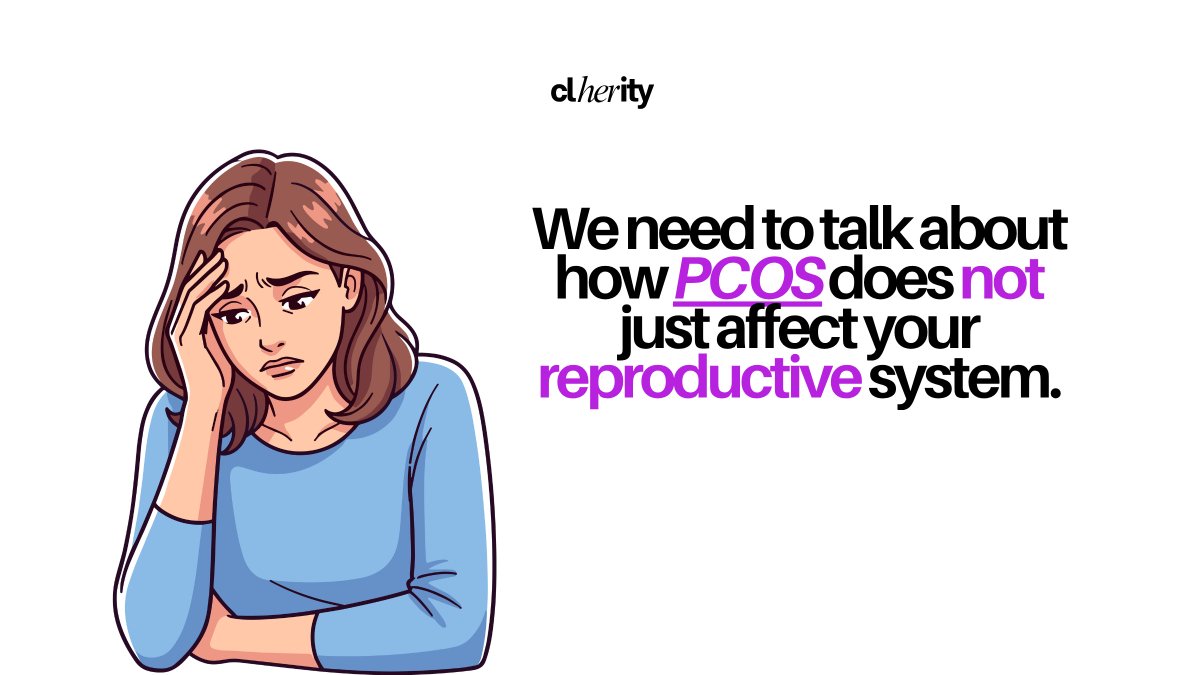 clherity's tweet photo. PCOS doesn’t just affect your reproductive system.
It impacts your heart, your metabolism, your brain, and your overall wellbeing.

Here is what nobody is telling you ⬇️ https://t.co/MeqMQjpk0E