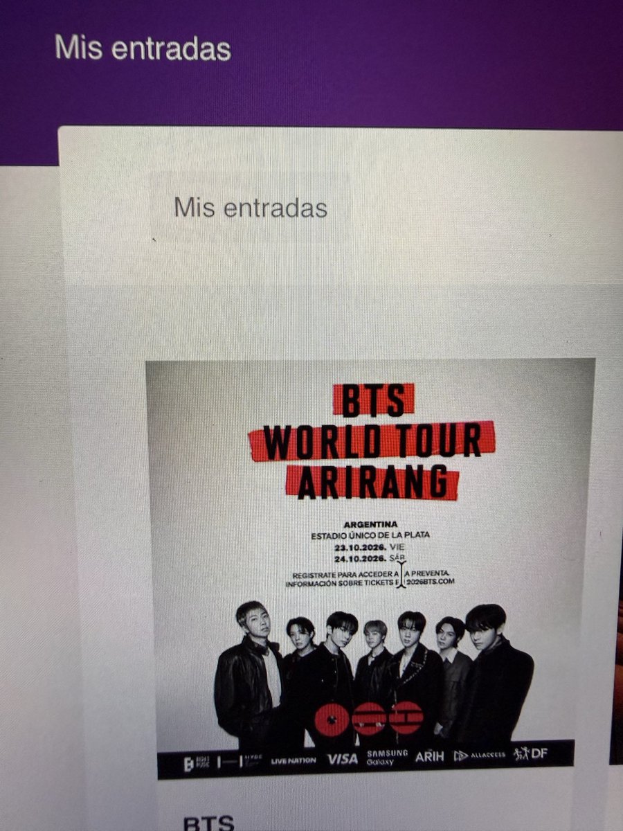 luz VA A VER A BTS NO ENTIENDO NADA tweet media