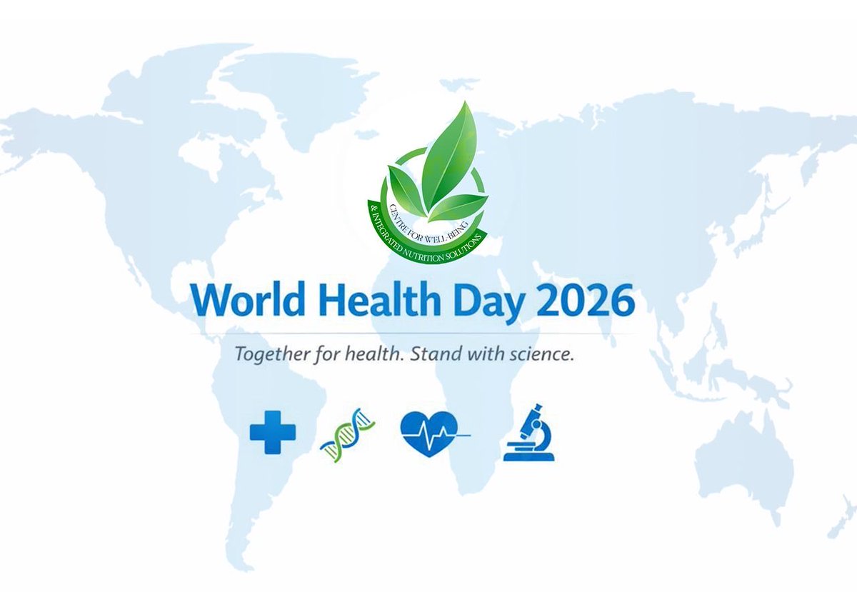 CWINS_OFFICIAL's tweet photo. This #WorldHealthDay, we’re reminded that better health starts with truth, knowledge, and action.

Together for health. Stand with science.

Because informed choices save lives.  #CWINSHealthImpact #CWINSWellbeing #CWINS4Wellness https://t.co/AyyUTmPw2v