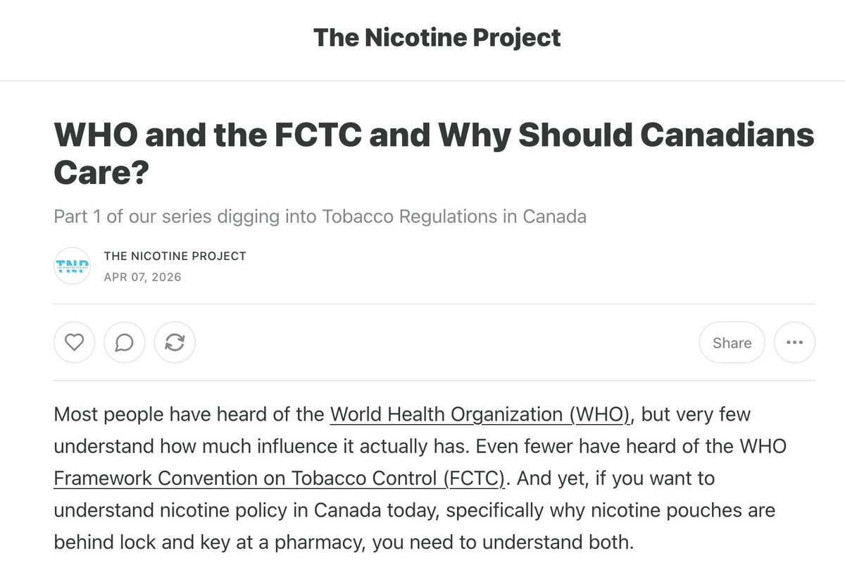 rights4vapers's tweet photo. We have posted Part 1 of our series of looking into the corrupt influence of FCTC and Canadian Tobacco Policy. 
if you want to #freethezyn or #unlockthepouch you need to learn the back story first! 

https://t.co/8HpmY3SnYD https://t.co/Ma4DeUJzyM