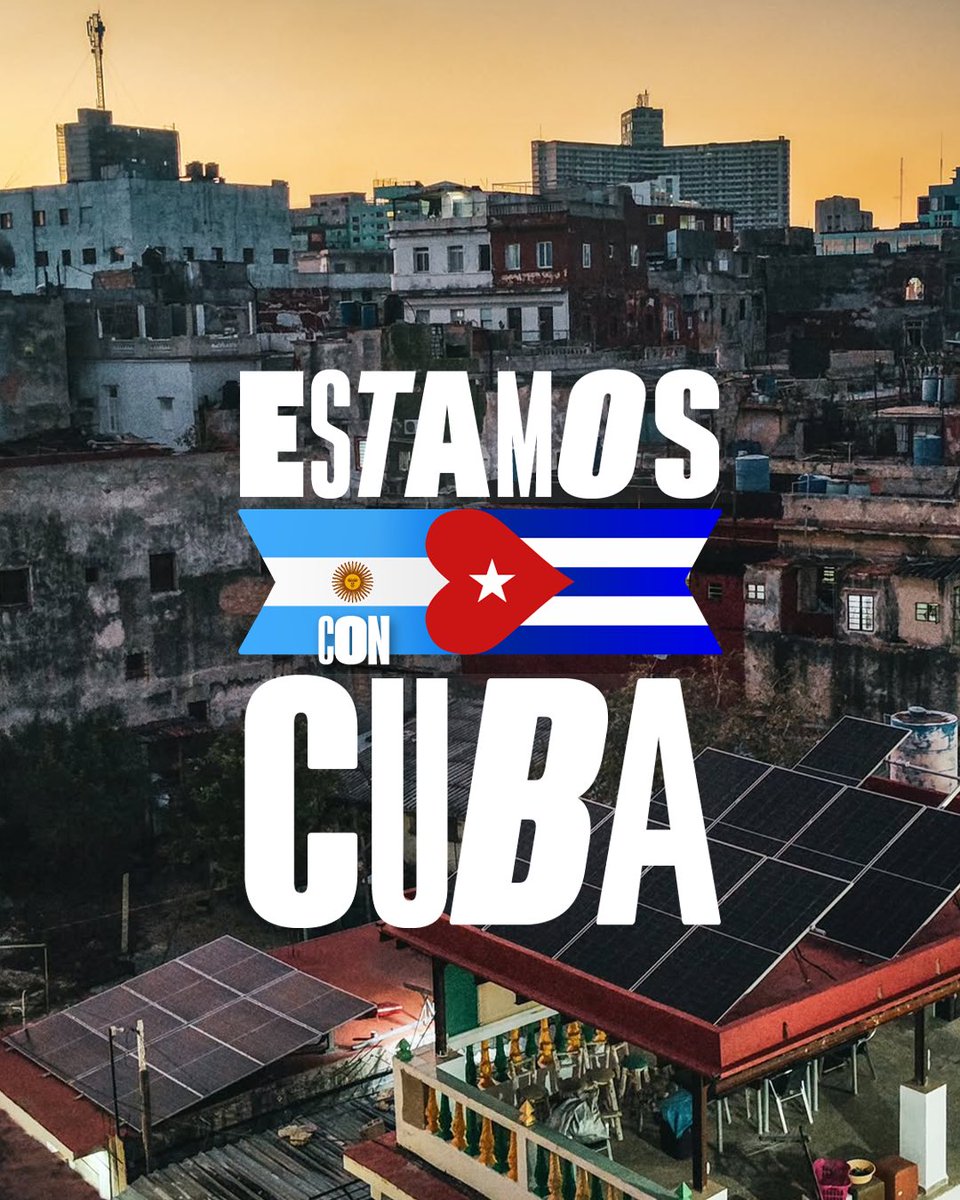 infocapac's tweet photo. Sumate a la campaña #EstamosConCuba paneles solares contra el bloqueo y el corte de suministros de petroleo por parte de Estados Unidos #CubaNoEstaSola https://t.co/yFO03jqRVg