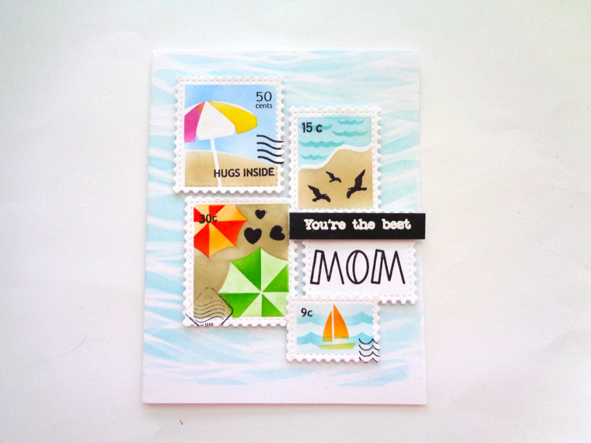 justforunotes's tweet photo. Handmade Beach Scene Mother's Day Card – Postage stamp loon with beachy scenes, Your the best Mom! https://t.co/hHlKF6fRf8 via @Etsy https://t.co/8ZZGcf2vUE