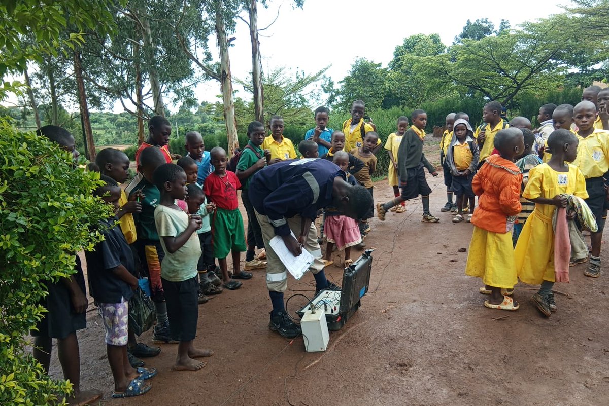 PaCT_UG's tweet photo. Clean water changes everything 💧Together with Living Water Project. Our first milestone of a new deep borehole at Katente Primary School, Mubende District will serve 2,041 pupils and over 5,000 community members. #WaterForAll #WASH #CommunityImpact #SDGs https://t.co/M6tWvG4iMv