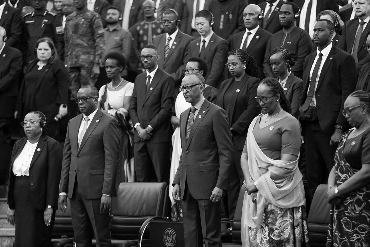 ChinaEmbinRW's tweet photo. Amb. Gao attended the 32nd Commemoration Ceremony of the Genocide against the Tutsi at @Kigali_Memorial.

The Embassy salutes the courage and great efforts of the Rwandan people along this tough journey. We stand with you to remember-unite-renew for a better future. #Kwibuka32 https://t.co/KO7Khl74O8