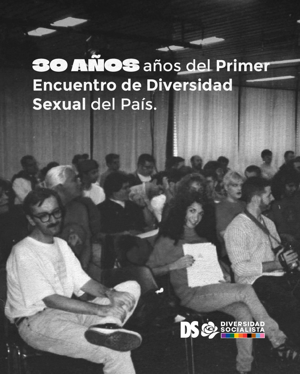 PS_Diversidad's tweet photo. 30 AÑOS DE MEMORIA, LUCHA Y ORGULLO ✊🏳️‍🌈🏳️‍⚧️

Hoy recordamos un momento que cambió nuestra historia: el Primer Encuentro Nacional Lésbico, Gay, Travesti, Transexual y Transgénero, que 
ocurrió en Rosario, entre el 4 y el 7 de abril de 1996. https://t.co/Zf2jESoClT