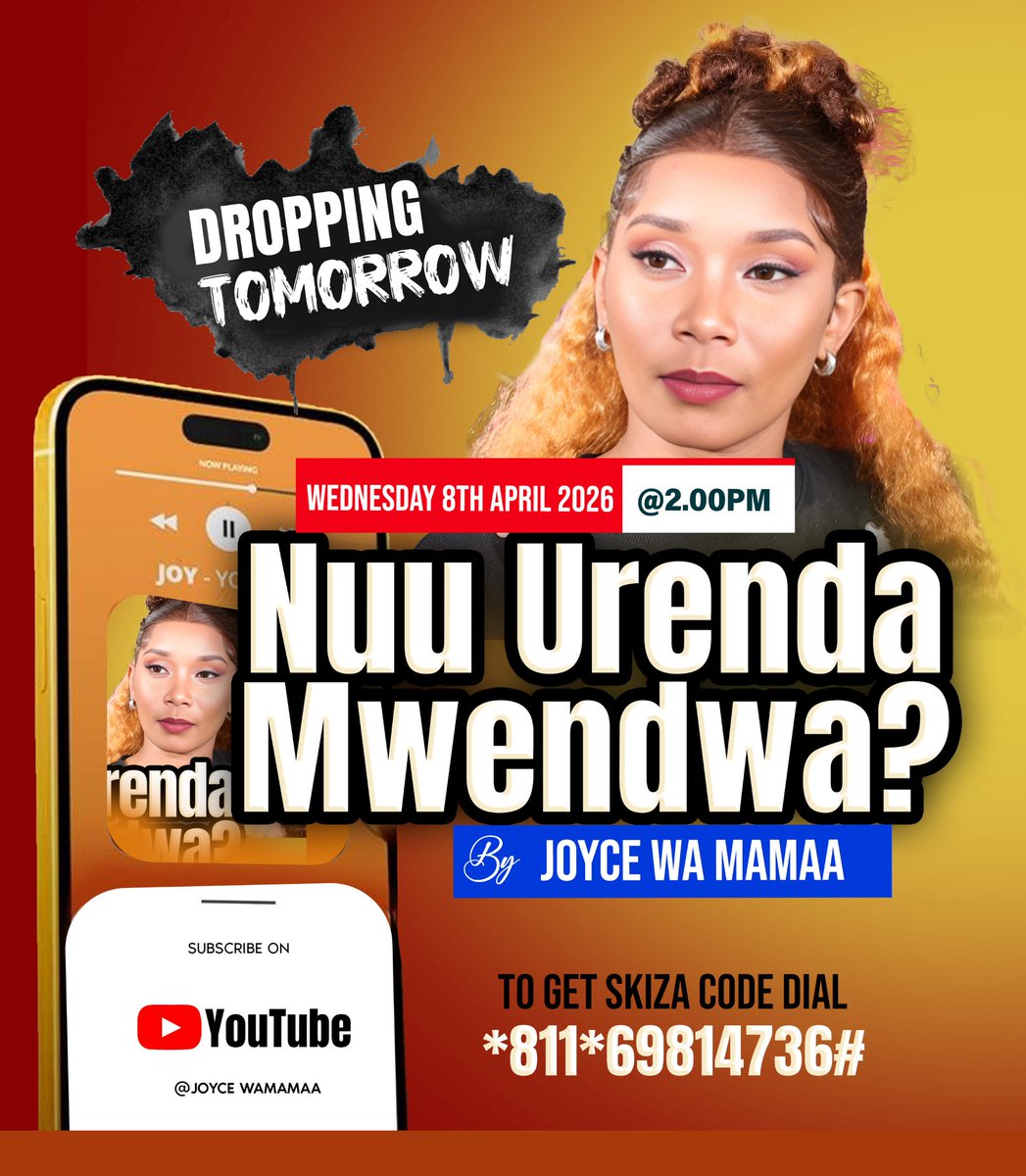 Kesho we release a new song 💃💃💃💃💃💃💃

Tomorrow 2:00 p.m sharp