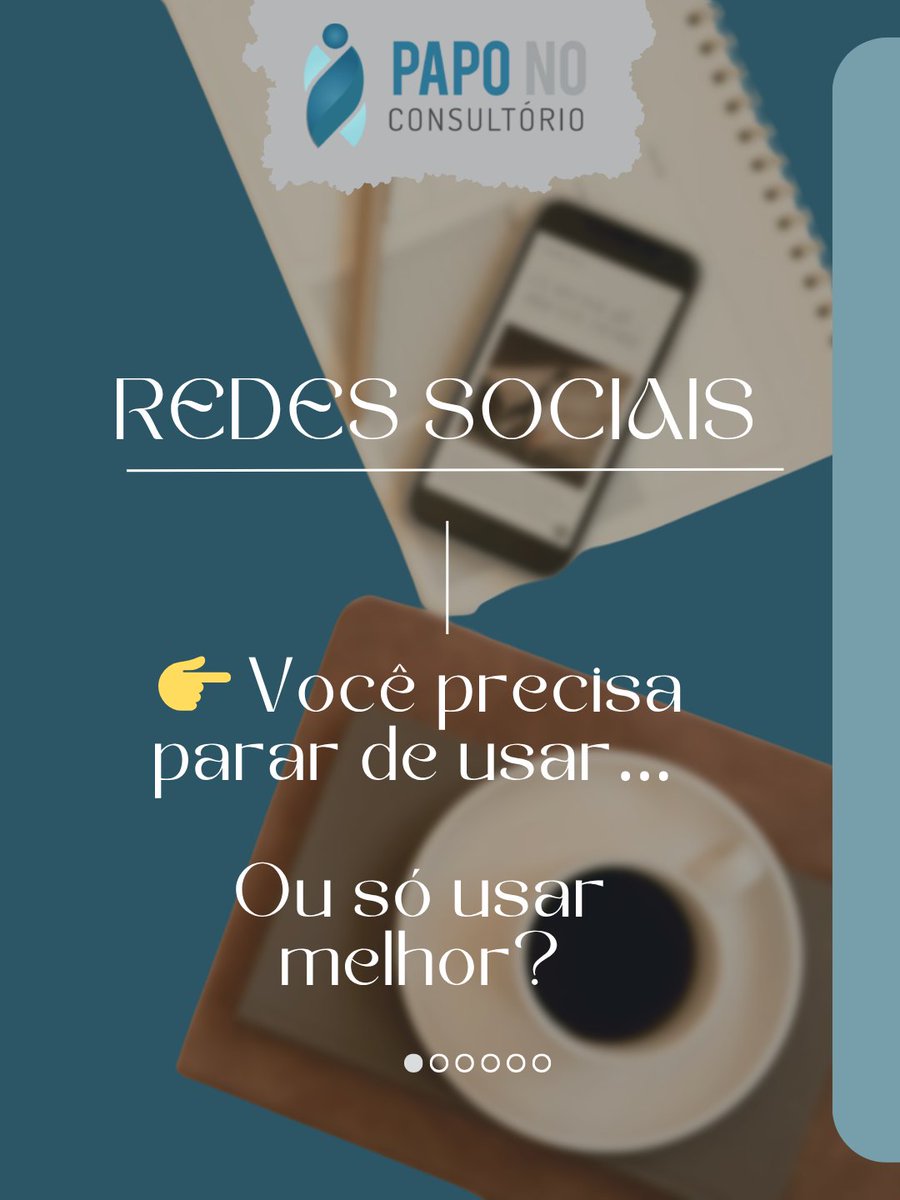 papoconsultorio's tweet image. Você não precisa parar de usar redes sociais para proteger sua #saúdemental.

Mas precisa mudar COMO usa.

✔ pausa total → menos ansiedade
✔ uso consciente → menos solidão

O problema não é a rede.
É o uso sem propósito.

👉 Você usa ou só rola?
