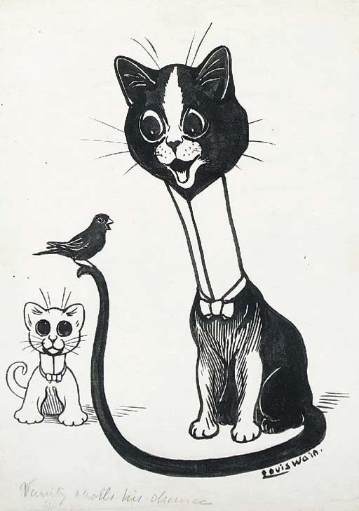 Louis Wain Bot tweet media