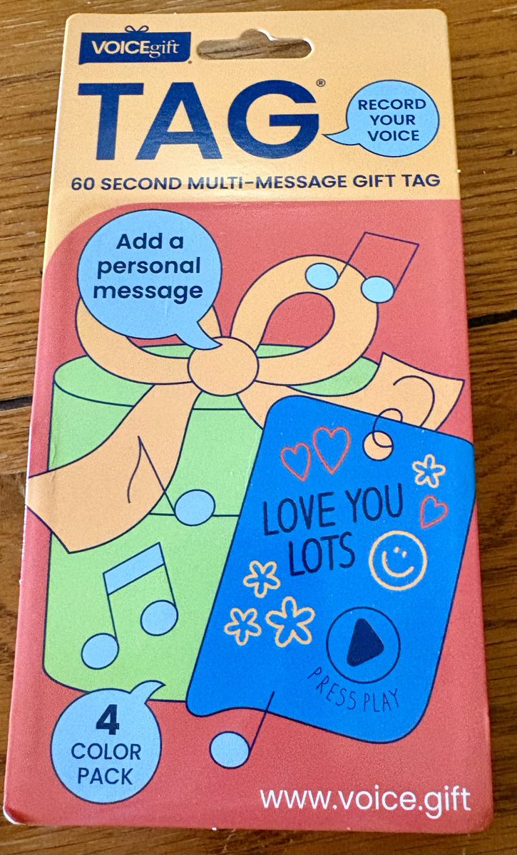 She_Scribes's tweet image. Capture the magic of a loved one's voice forever! 🎙️✨ 

I LOVE @VoiceGift’s recordable tags &amp;amp; PLAY devices.  From personalized gifts to grandparents reading bedtime stories, they make every moment special. 🎁📖

bit.ly/4mcNgVs

#VoiceGift #MemoryKeeping #GiftIdeas