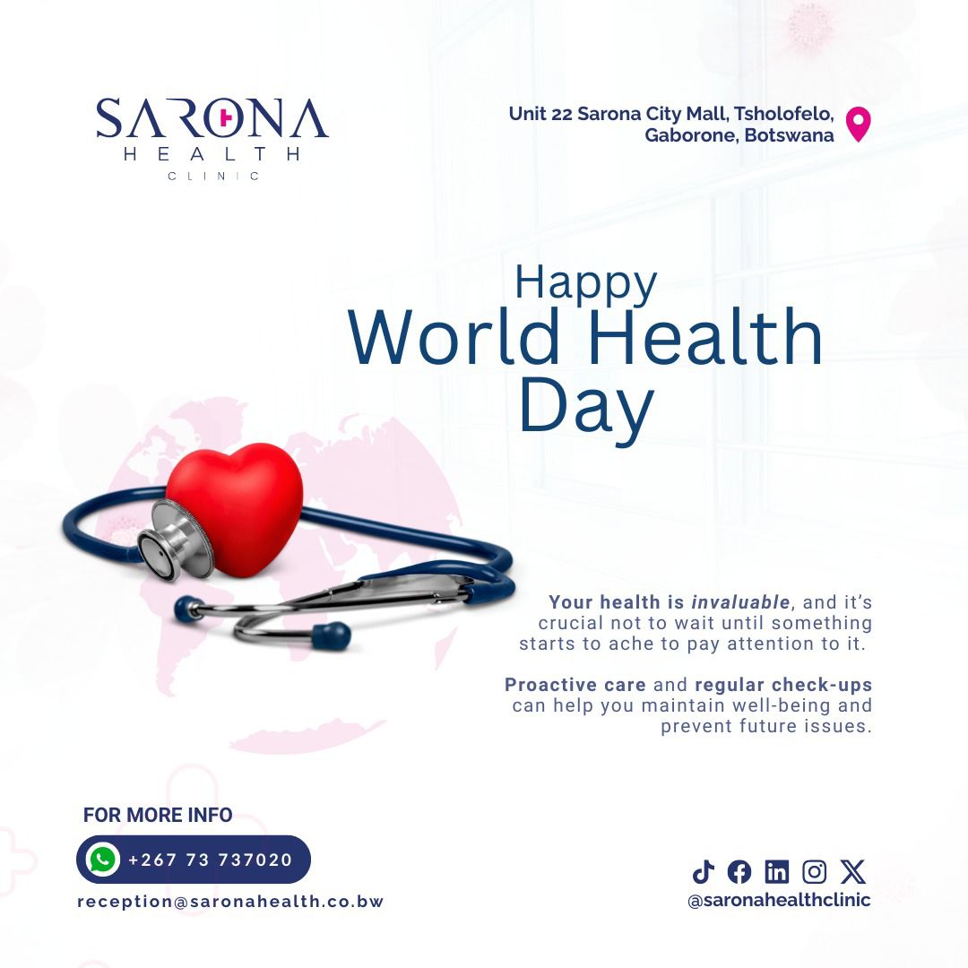 saronahealthmed's tweet image. This World Health Day, we celebrate what matters most  your health. 💚
At Sarona Health, we are committed to providing quality care for you and your family every day.

Because a healthier community starts with you.
#WorldHealthDay #SaronaHealth #YourHealthMatters
